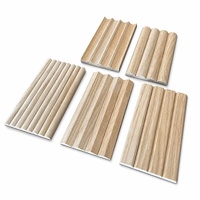 Fournisseur de panneaux muraux personnalisés OEM KASARO, panneaux en bois courbés 3D résistants à l'humidité, flexibles pour la décoration intérieure
