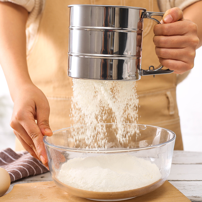 Manjia Stainless Steel Flour Sifter Sieve