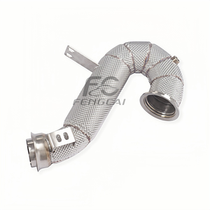 Collecteur d'échappement OEM pour Mercedes-Benz W214 E260 E250 E300 E450 2.0T, tuyau d'échappement avec bouclier thermique, amélioration de puissance - Product Image 6