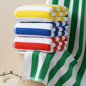 <span class=keywords><strong>Toalla</strong></span> de Playa de Algodón de Secado Rápido Ecológica Premium, <span class=keywords><strong>Toalla</strong></span> de Baño Absorbente Grande para Hombres y Mujeres, para Viajes, Piscina, Salón - Product Image 4