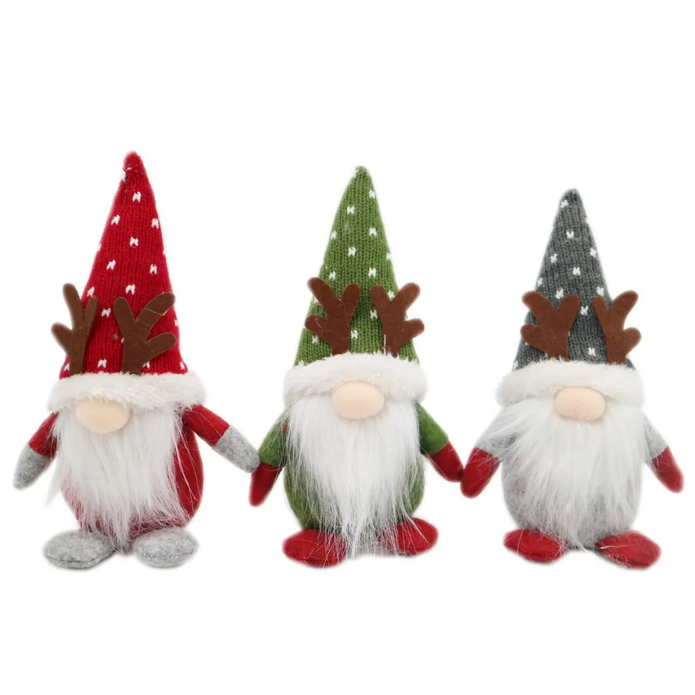 factory direct customized color gnome christmas santa gnome decoration