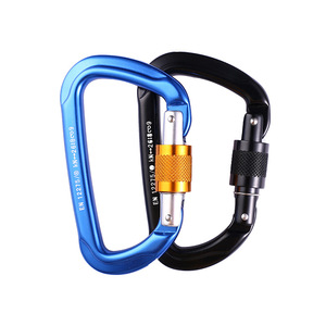 Mosquetón Z W de Aleación de Aluminio en Forma de D con Bloqueo, Equipo de Escalada para Uso en Exteriores, Modelo 28 - Product Image 3
