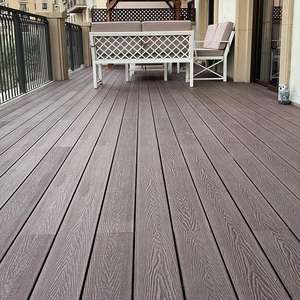 Plancher en composite bois-plastique SHENGCHENG pour terrasse, revêtement imperméable à l'eau, imitation bois, éco-responsable - Product Image 4