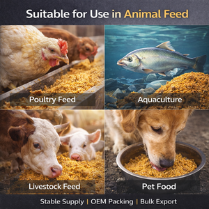 Farine de Gluten de Maïs Qualité Alimentaire 60% Protéines, Poudre de Protéines de Maïs pour Additifs Alimentaires pour Volailles, Aquaculture et Bétail - Product Image 4