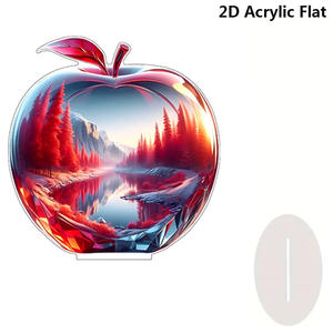 Venta caliente Crystal <span class=keywords><strong>Apple</strong></span> Creative Home Living Room Adornos de escritorio Fiesta al por mayor Regalos de plástico Decoración decorativa para el hogar - Product Image 5