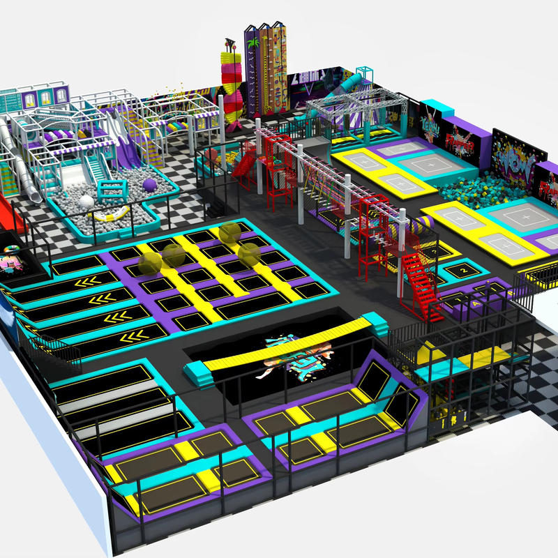 Trampoline Park Climbing Wall Trampoline Park