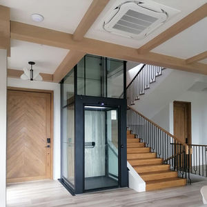 Traksi Drive penumpang Lift/630kg Mrl 4 6 orang beban besar perumahan kantor komersial Lift rumah - Product Image 1