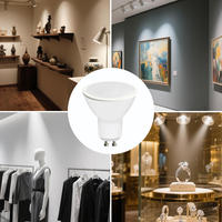 Ampoule LED SMD certifiée 4,9W ERP2.0 MR16 GU10, AC220-240V, 6500K Blanc Froid, RoHS, Boîtier en Plastique PC, Projecteur d'Exposition