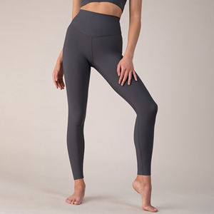 Leggings a Costine da Donna Taglie Forti a Vita Alta, Effetto Nudo, Anti-Squat, per Palestra e Yoga, Abbigliamento Sportivo Personalizzato, Pantaloni Fitness - Product Image 5