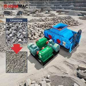 2PG800X600 Sandproduktionsmaschine Pulvermahlwerk Doppelwalzen-Brechermühle für Kies und Flusskiesel - Product Image 1