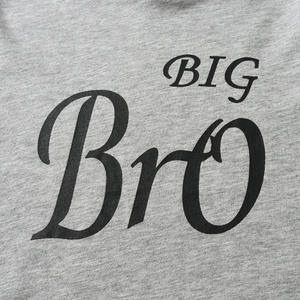 Venta caliente otoño hermano letra impresa algodón pulóver pantalones casuales niños sudadera niños traje de dos piezas - Product Image 4