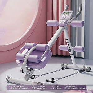 Máquina de <span class=keywords><strong>Abdominales</strong></span> Plegable <span class=keywords><strong>para</strong></span> Ejercicios en Casa, Entrenador de <span class=keywords><strong>Abdominales</strong></span> Curvo <span class=keywords><strong>para</strong></span> Tonificar el Core y Fortalecer los Músculos - Product Image 1