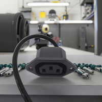 Prise électrique AC femelle 3 broches C13 10A 250V IP44 en plastique conforme aux normes européennes