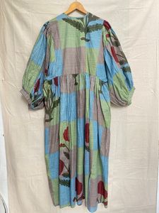 Vestido largo de algodón más vendido para mujer, estilo maxi, cómodo y casual, con embalaje personalizado desde India. - Product Image 4