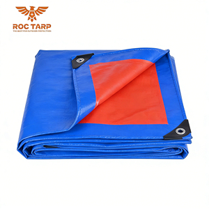 Bâche en PE robuste, imperméable et anti-UV, écologique, à <span class=keywords><strong>prix</strong></span> d'usine, pour camions, conteneurs, fermes et couvertures de bâtiments - Product Image 5