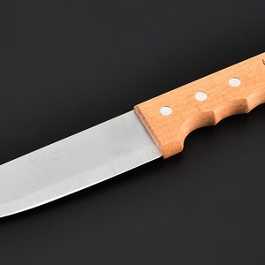 <span class=keywords><strong>Couteau</strong></span> de cuisine de Chef en acier inoxydable, ustensile bon marché de 6 ''7'' 8 ''<span class=keywords><strong>couteau</strong></span> de boucher à viande, <span class=keywords><strong>couteau</strong></span> à découper avec manche en bois - Product Image 4