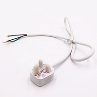 Cordon d'alimentation certifié BSI britannique, 3 broches, 13A, avec extrémité femelle dénudée, pour grill électrique et appareils électroménagers