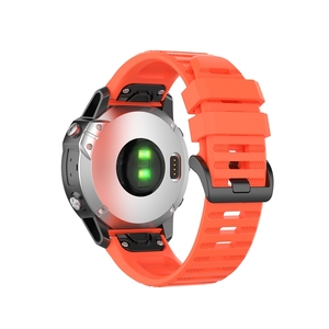 Correa de Repuesto de Acero Inoxidable 304 de Liberación Rápida de 22 mm para Garmin <span class=keywords><strong>Fenix</strong></span> <span class=keywords><strong>6</strong></span> 6X, Correa de Silicona de 26 mm, Cómoda y Suave (13 - Product Image 2