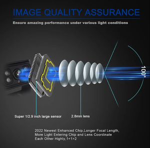 מכירה חמה במפעל מצלמת 720P AHD IP68K עמידה למים משאית אוטובוס רכב מצלמות רכב מצלמת מראה אחורית - Product Image 4