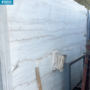 หินธรรมชาติ Guangxi แผ่นหินอ่อนสีขาวสำหรับเคาน์เตอร์ครัวเกาะกระเบื้องพื้นบันไดแผงผนังโต๊ะเครื่องแป้งด้านบน - Product Image 3