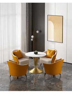 Poltrona Girevole in Tessuto Moderno, Divani e Sedie Lounge Personalizzabili per Casa, Ufficio, Soggiorno e Spazi Commerciali - Product Image 6