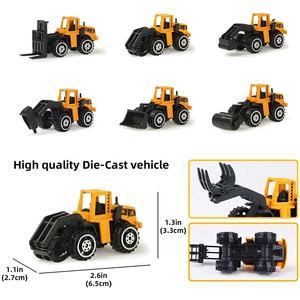 Jeu de rangement d'ordinateur portable, en forme d'avion, de dessins animés, bricolage, voitures, pelle, <span class=keywords><strong>grue</strong></span>, Mini avion électronique, avec camions lumineux et son - Product Image 2