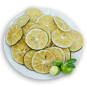 Vente de gros Tranches de citron vert séchées Thé aux fruits sain Citron vert lyophilisé - Product Image 1