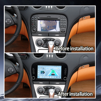 LELV Android Car Stereo Multimedia Video Player Head Unit pour Mercedes Benz SL Carplay Auto DVD Player