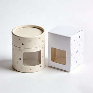 Multi-Use <b>Round</b> Paper <b>Box</b> with Detachable Lid Art Paper Material for Office Supplies Gift Packaging Custom Paper <b>Box</b> - Product Image 2