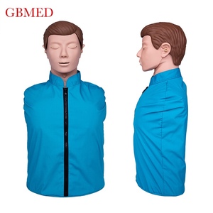 Estuche de plástico duro Maniquí de entrenamiento de RCP de medio cuerpo Configuración básica para ciencia médica-Modelo de cuerpo humano - Product Image 3