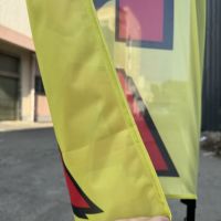 Entrepôt local américain livrer en stock drapeau de plumes de lavage de voiture drapeaux de plage 60*240cm taille M deux côtés bannières de lame imprimées