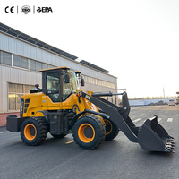 Vente flash : Chargeuse sur pneus hydraulique 4x4 CE EPA 1,5 tonne pour travaux de construction, d'exploitation minière et de terrassement