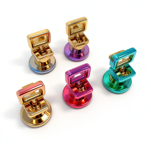 Changqin DL6758 Style commun partie métallique accessoire <span class=keywords><strong>de</strong></span> mode délicat Nickel <span class=keywords><strong>Euro</strong></span> Style sac à main et sac à main tourner serrure - Product Image 2