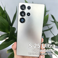 Smartphone S25 Ultra 5G 512 Go Débloqué, Caméra Arrière 108MP, Processeur Octa-Core, Écran Résolution 2K, Compatible CDMA LTE, Version Anglaise