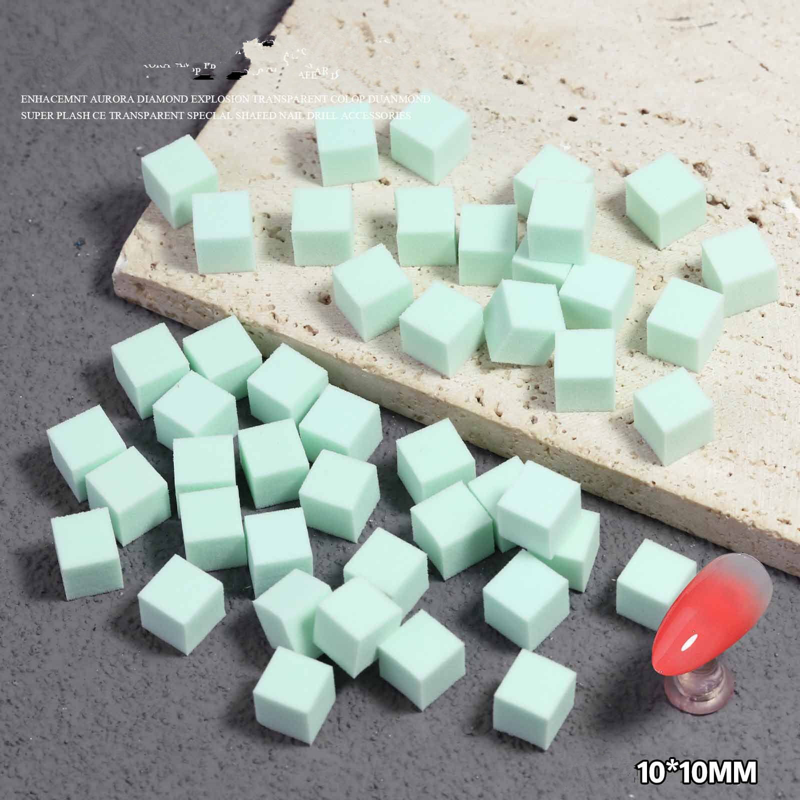 Green-50pcs per bag 10*10mm