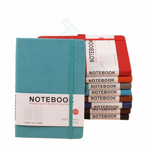 Carnets de notes et planificateurs réutilisables en cuir à grille de points, personnalisables, effaçables, style vintage, pour étudiants et école - Product Image 4