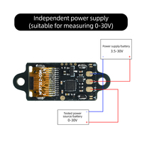Mini voltmètre numérique DC 0-30V, affichage OLED de 0.5 pouces, Module de test de tension mince, ADC 12 bits, haute précision pour alimentation électrique DIY