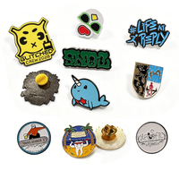 Badges en émail souple ou dur OEM ODM, badges de revers en métal avec logo personnalisé pour événements d'entreprise