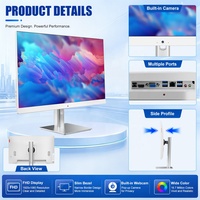 Ordinateur de bureau tout-en-un flambant neuf, 23,8 pouces, montage mural, I5 I7, 16 Go de RAM DDR4, 1 To de SSD, écran tactile, prise US, écran LCD