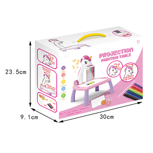 เครื่องสร้างโปรเจคเตอร์เพื่อการศึกษาของเด็กอาร์เอสเครื่องพ่นสีโต๊ะของเล่นสำหรับเด็กผู้หญิง4-6Y ต้องใช้3 AA - Product Image 2