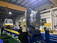 Línea de Robot de soldadura automática para estructuras de acero 600/800/1000/1250/1500/1800mm Perfil de haz H con componentes de rodamiento de núcleo