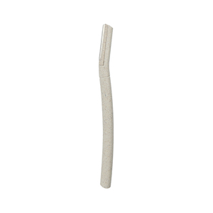 Maquinilla de afeitar biodegradable ecológica para mujer, recortadora de vello facial y cejas de paja de trigo - Product Image 1