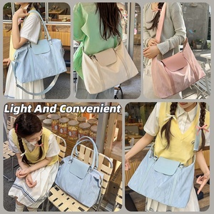 Geringe Mindestbestellmenge Einfarbige Freizeit-Schultertasche aus Wasserdichtem PU-Material, Leichte Sport- und Reisetasche mit Robustem Griff und Diebstahlsicherer Tasche - Product Image 5
