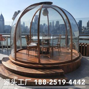 Carpa Domo Transparente, Casa Burbuja de Cristal, para 6-8 Personas, de Lujo, para las Cuatro Estaciones, Uso en Resorts al Aire Libre - Product Image 4