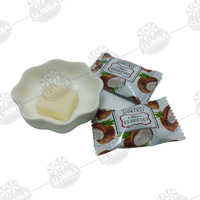 Nieuwe Kokosnoot Fudge Kokosnoot Smaakstof Gummy Blokjes Mango Smaak Thai Snoep Zacht Snoep Snoep In Geschenkzak