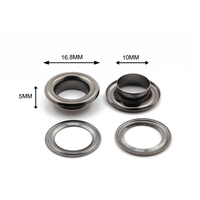 Œillets métalliques sans nickel en gros, taille de tube 10 mm, œillets de vêtement antique pour toile et cuir