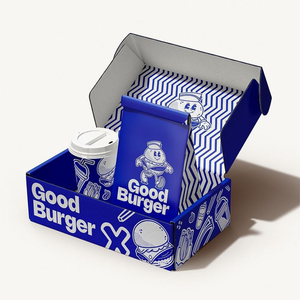 Custom Logo Printed Recyclable Corrugated <b>Board</b> Telescope Boxes with Sponge Liner <b>Magnetic</b> Closure Handle for Chemical Industry - Product Image 3