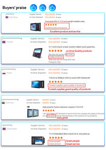 חלונות אנדרואיד תעשייתי 10 נקודות מגע קיבולי חכם מפעל בקרת המפעל מוטבע 15.6 מסך תצוגה - Product Image 5