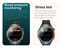 Montre connectée Y108 avec assistant de santé IA ECG, suivi du sommeil 24h/24 et 7j/7, soins à distance, appel d'urgence SOS, montre connectée pour cadeau familial
