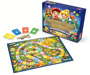 วัสดุเป็นมิตรกับสิ่งแวดล้อม รับผลิตบอร์ดเกมตามสั่ง พร้อมโลโก้ การ์ดเกม ของเล่นบนโต๊ะ พกพาสะดวก ทนทาน ความบันเทิงสำหรับครอบครัว ของแท้ - Product Image 5